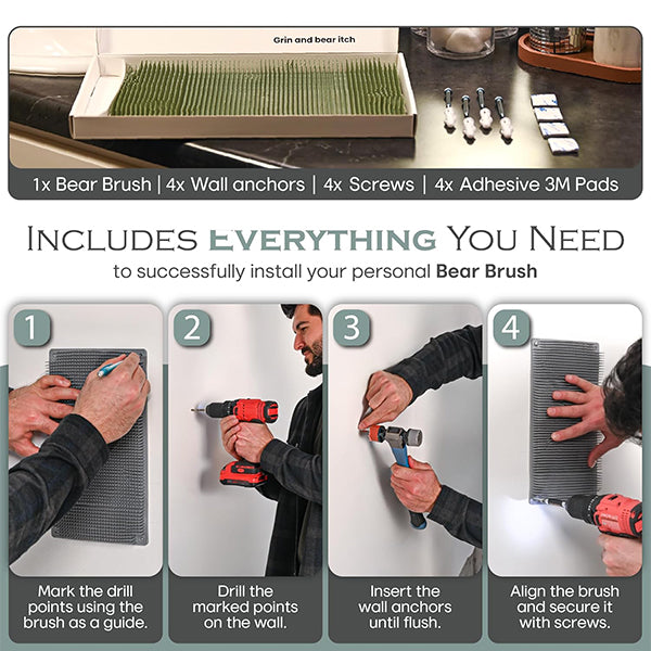 Green (Shirt Off) Bear Brush